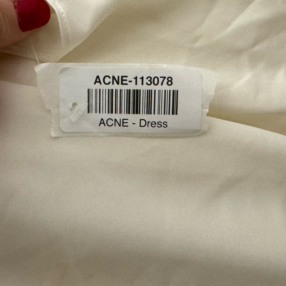ACNE STUDIOS White Marlow Sable Dress - Picture 10 of 15